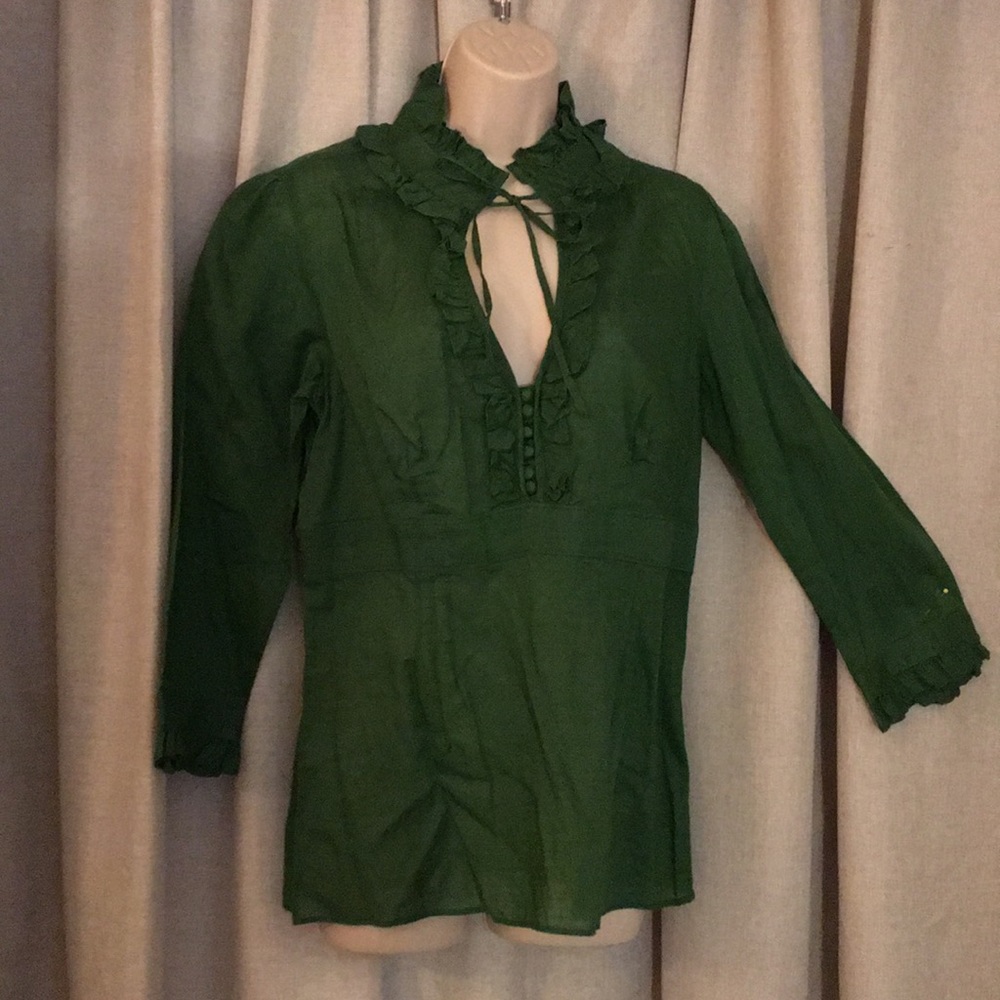 Beautiful green blouse. New without tags